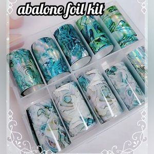 ABALONE Nail Foil Kit 1/$15, 2/$25, 3/$30, 4/$35.$5 each additional!
